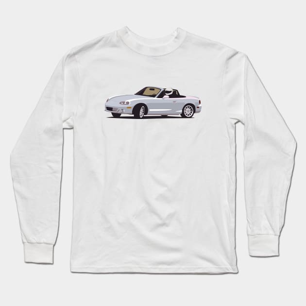 Mazdaspeed Miata Long Sleeve T-Shirt by TheArchitectsGarage